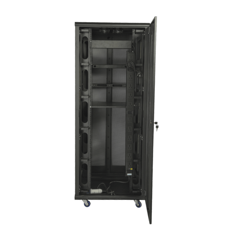 Rack 42U Perforated Door Loaded – Bluerack